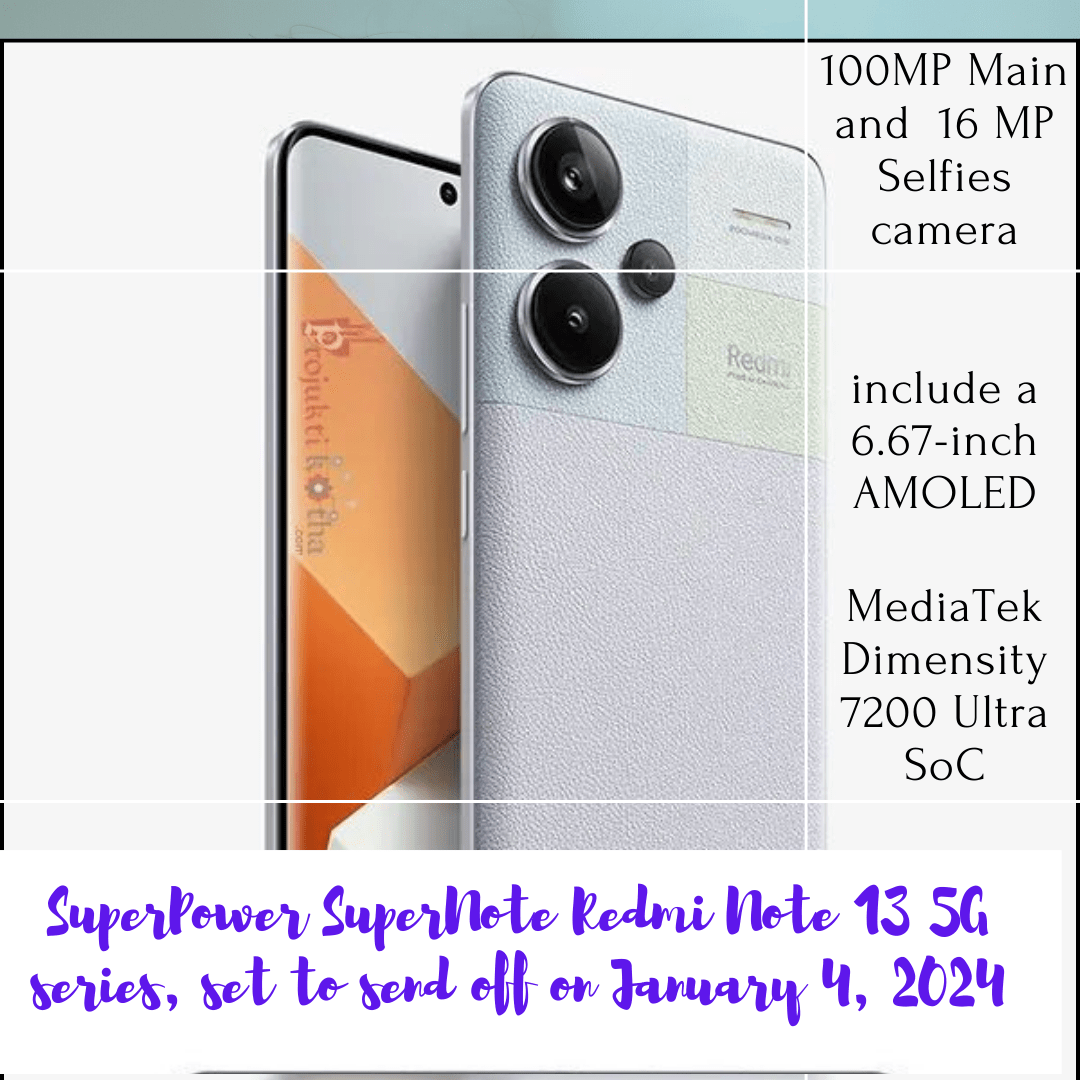 Redmi Note 13 5G Series  SuperPower. SuperNote 