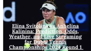 Elina Svitolina vs Anhelina Kalinina: Prediction, Odds, Weather, and Live Streaming for Dubai Tennis Championships 2024 Round 1