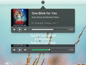 Spotify Introduces Miniplayer Feature for Desktop Users